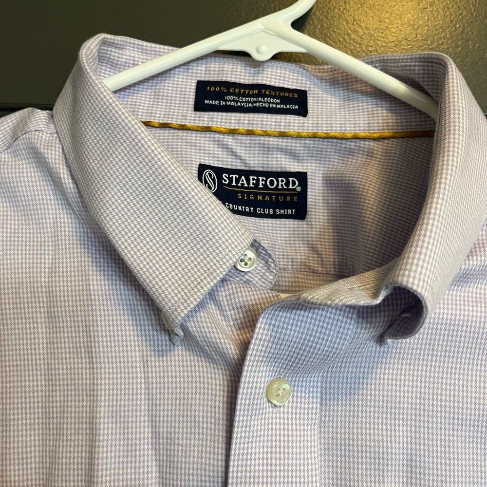 Stafford dress shirt 17 1/2